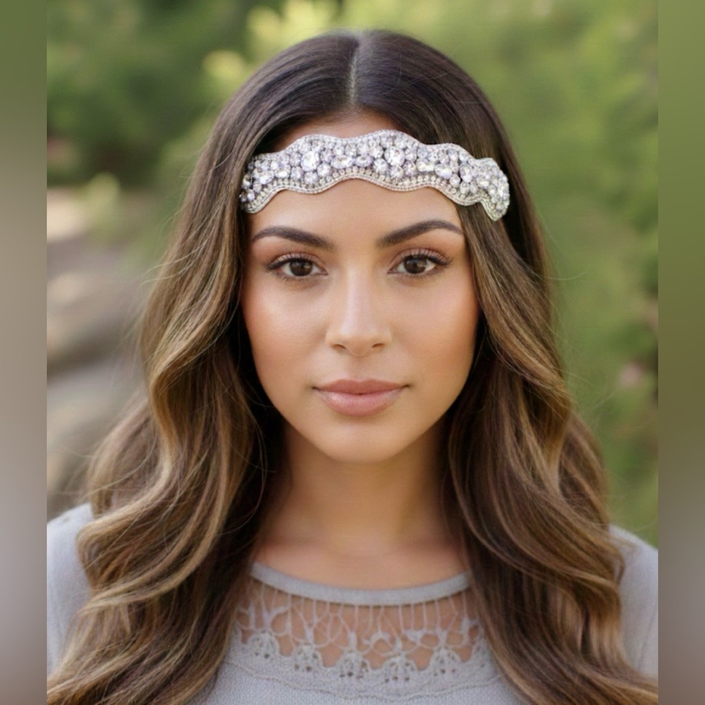 🆕 Pink Pewter “Madison” - Hair Jewelry Headband